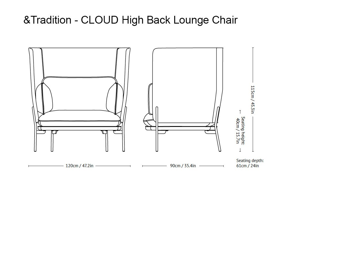 Tradition Cloud High Back Lounge Chair