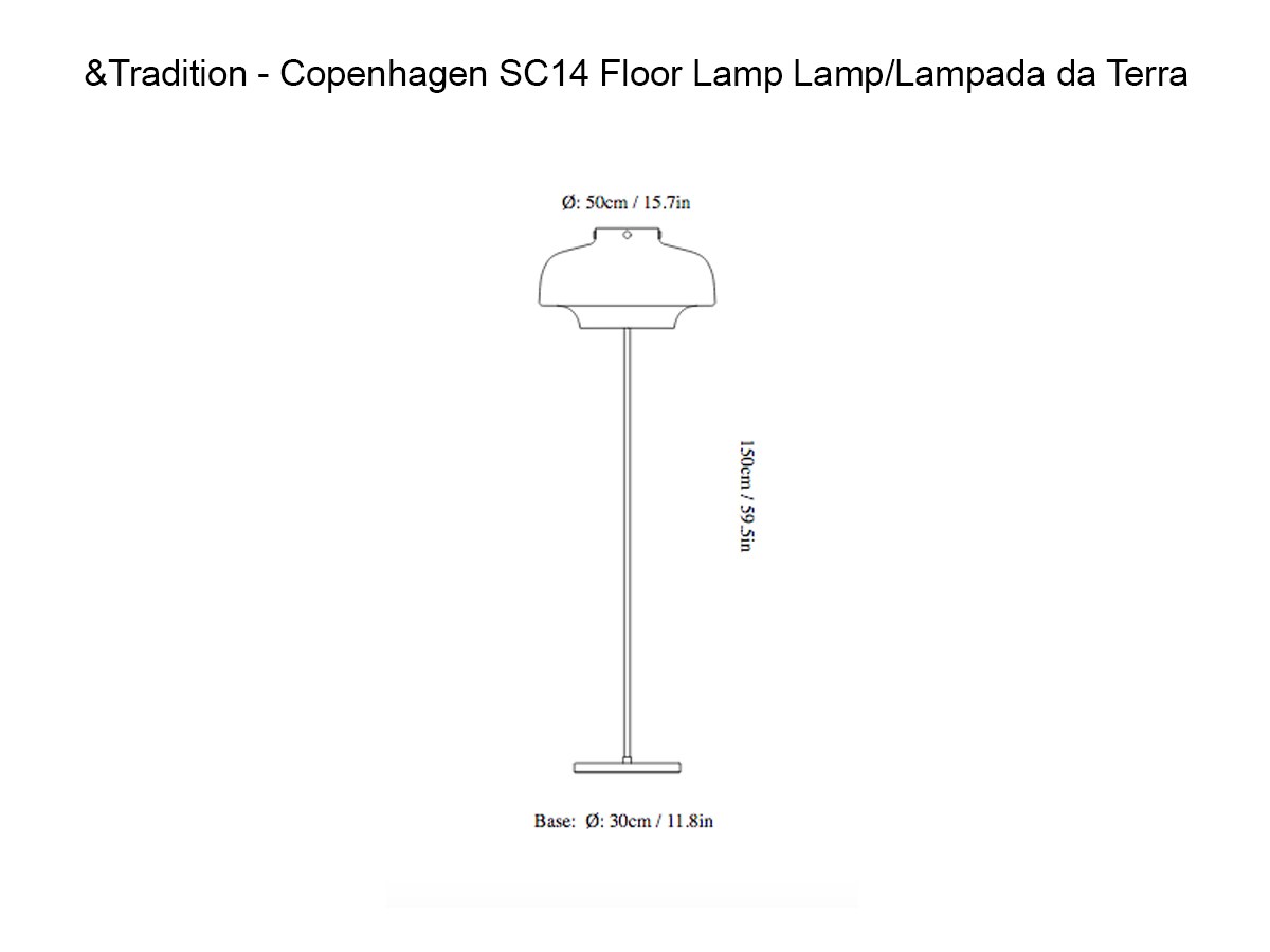 Tradition Copenhagen Sc14 Floor Lamp