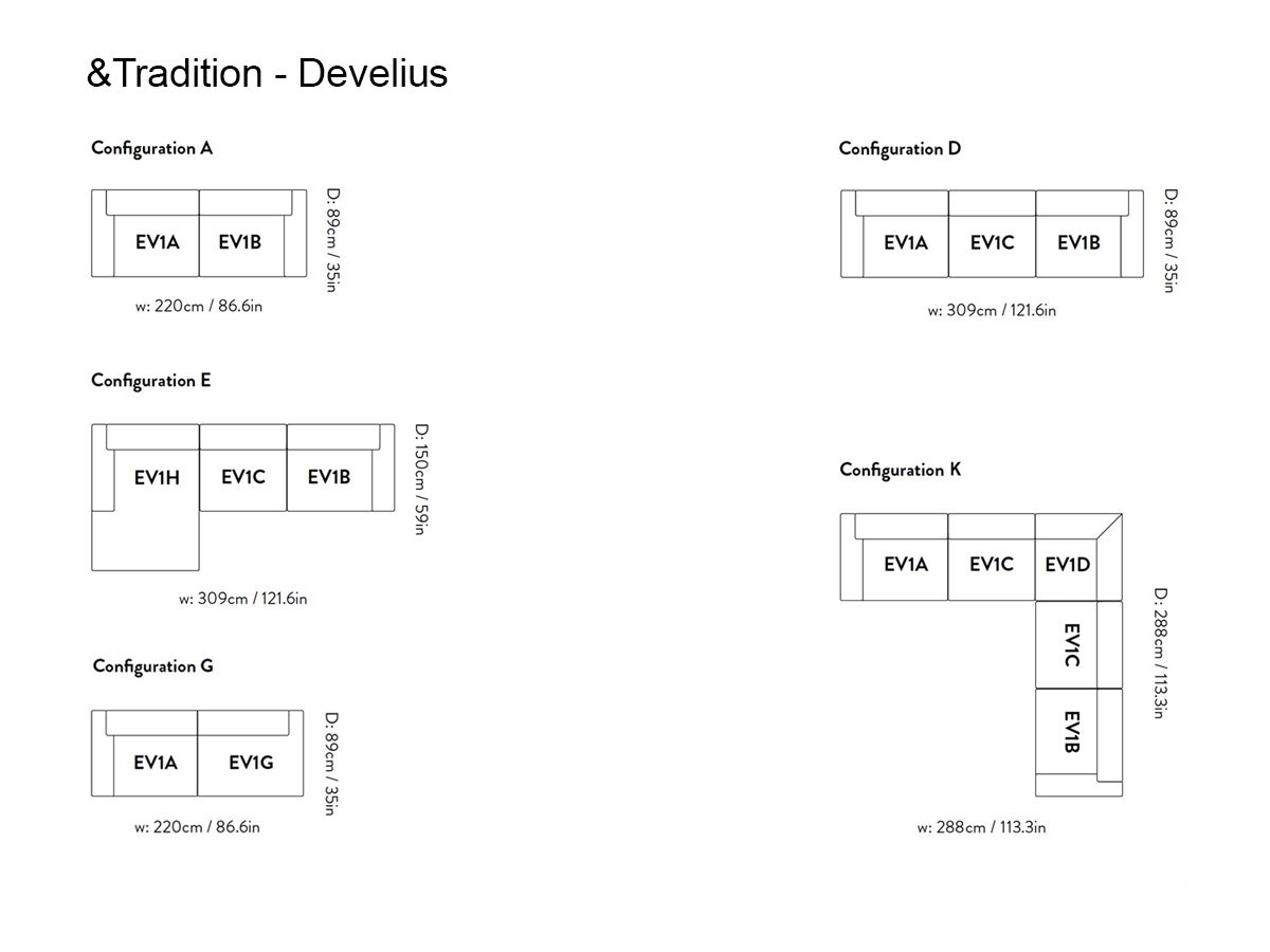 Tradition Develius Sofa Collection