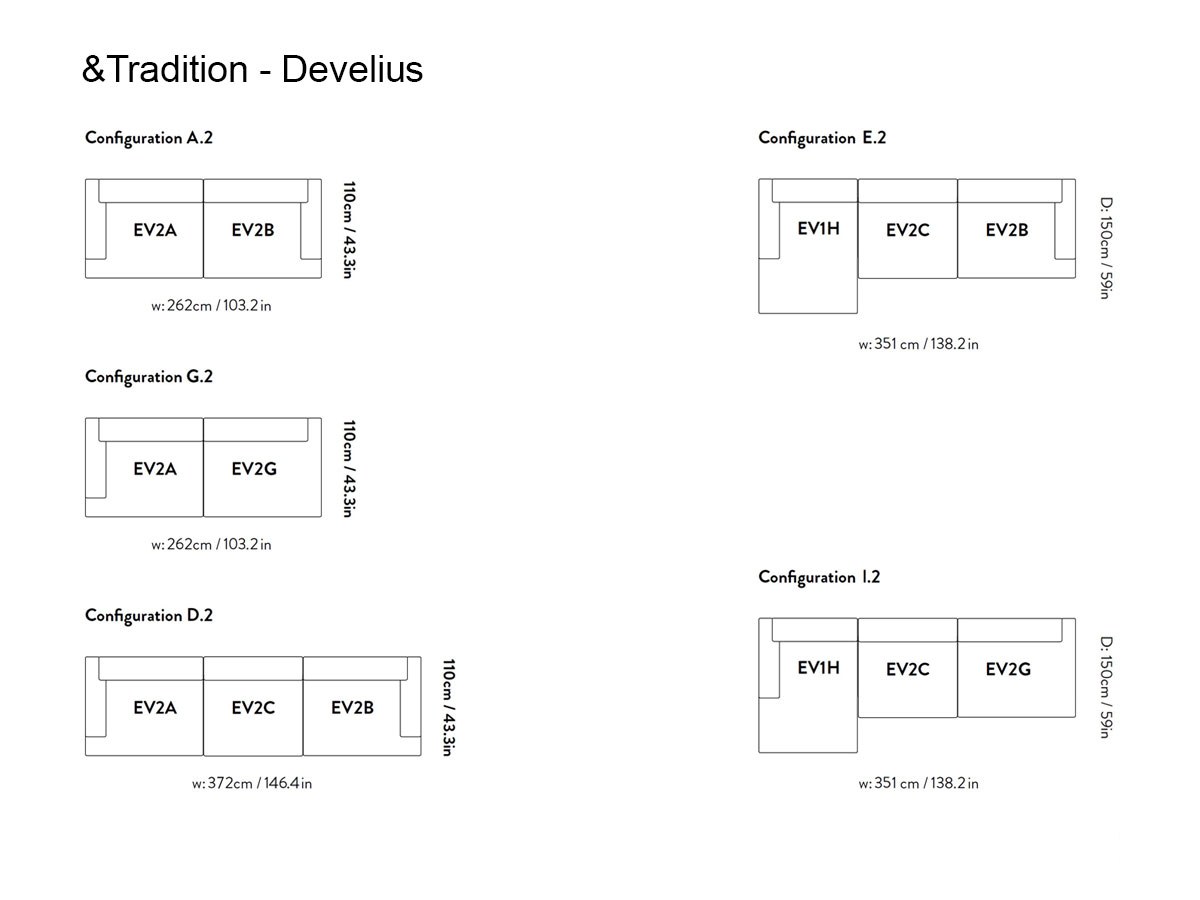Tradition Develius Sofa Collection