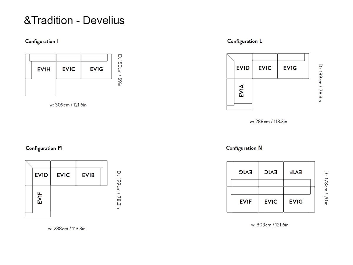 Tradition Develius Sofa Collection