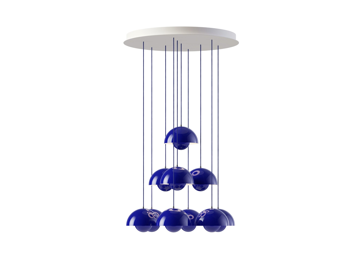 Tradition Flowerpot Vp1 Chandelier 10 Pendants