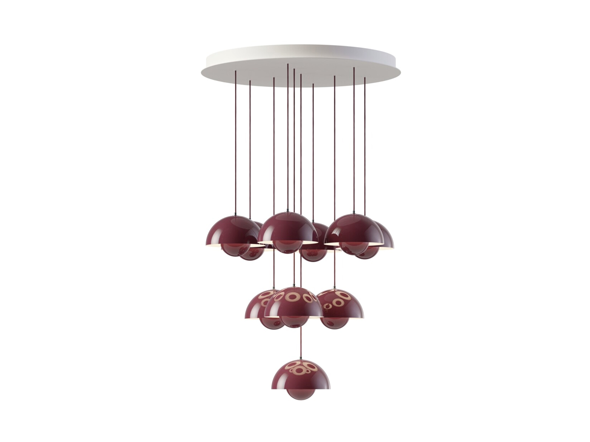 Tradition Flowerpot Vp1 Chandelier 10 Pendants