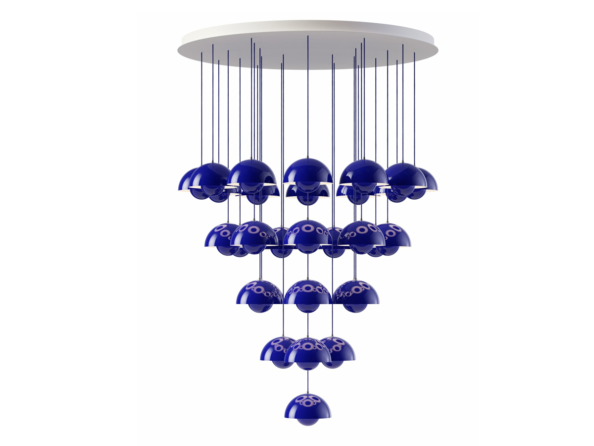 Tradition Flowerpot Vp1 Chandelier 31 Pendants