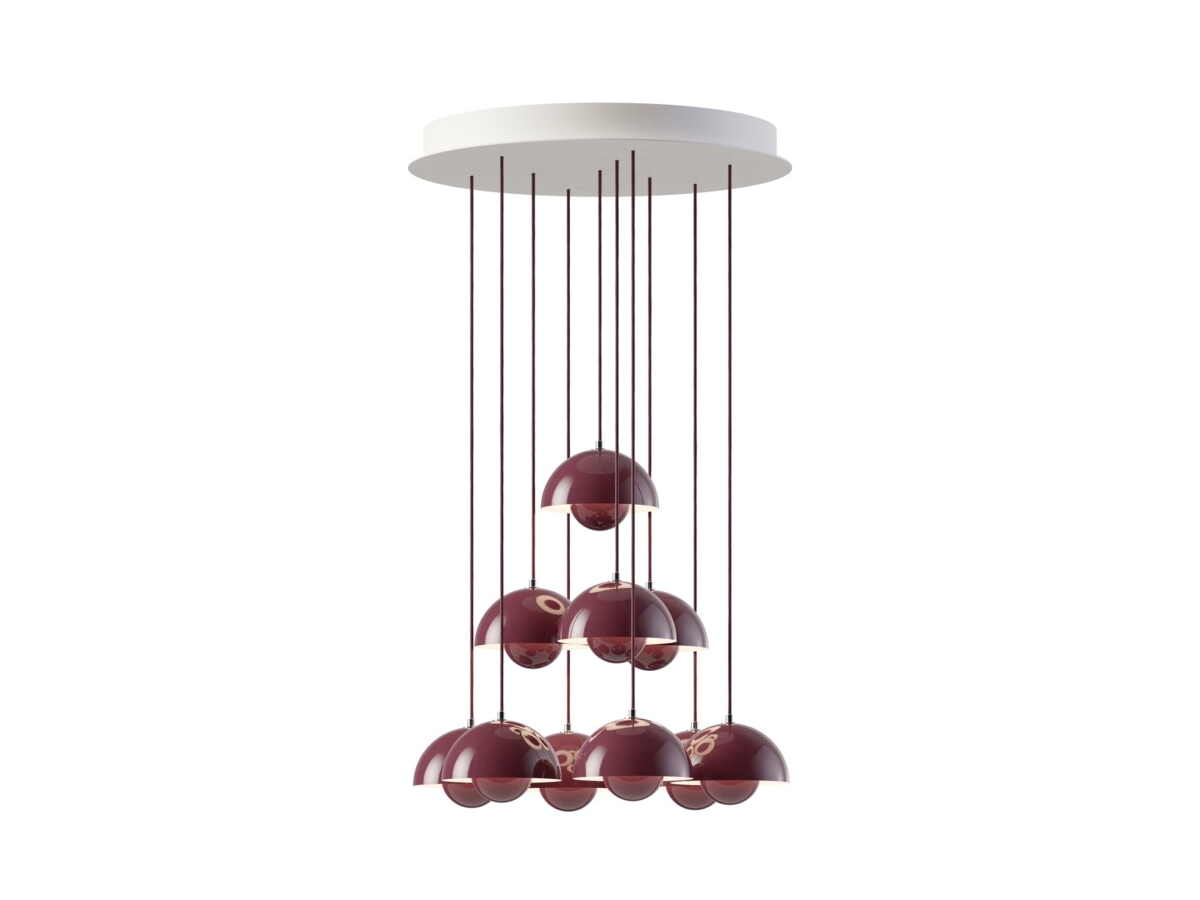 Tradition Flowerpot Vp10 Chandelier 10 Pendants