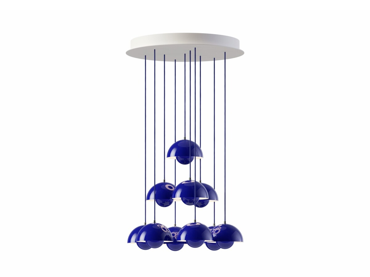Tradition Flowerpot Vp10 Chandelier 10 Pendants