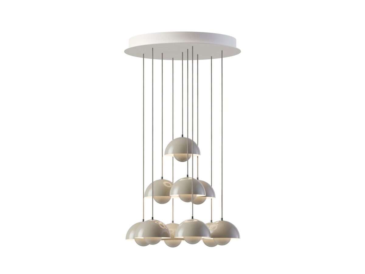 Tradition Flowerpot Vp10 Chandelier 10 Pendants