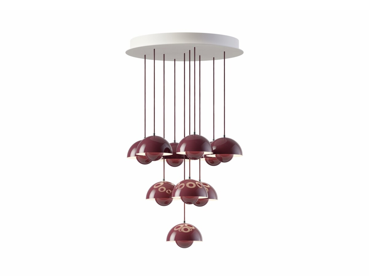 Tradition Flowerpot Vp10 Chandelier 10 Pendants