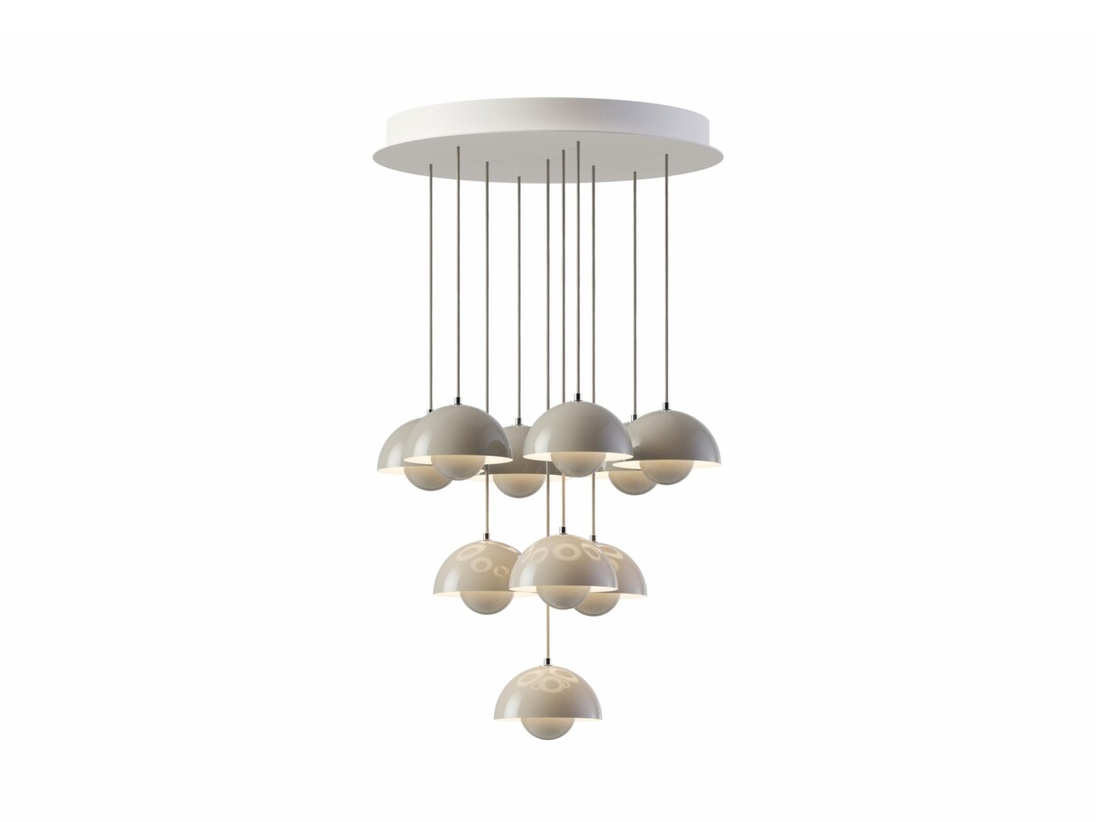 Tradition Flowerpot Vp10 Chandelier 10 Pendants