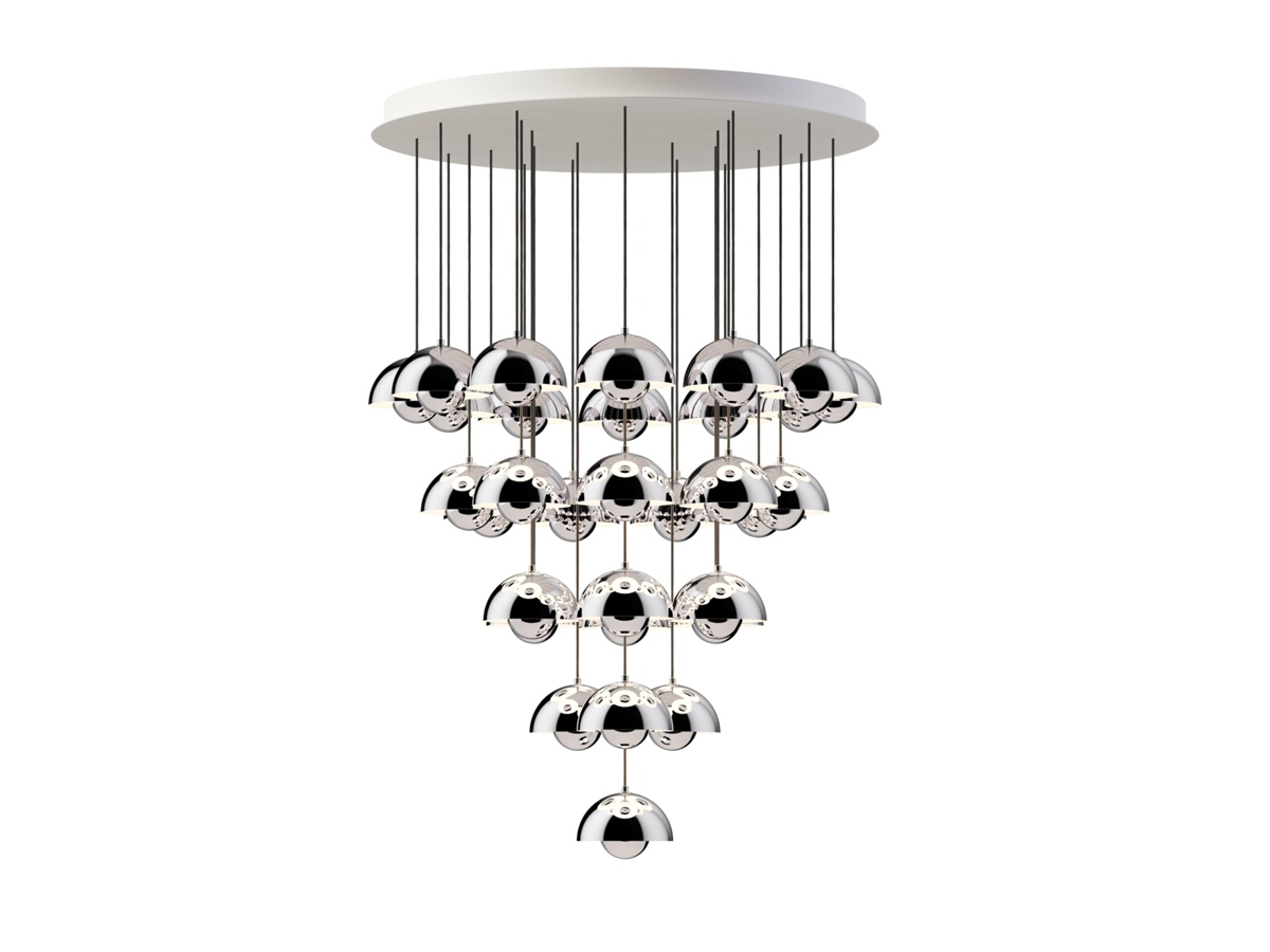 Tradition Flowerpot Vp10 Chandelier 31 Pendants