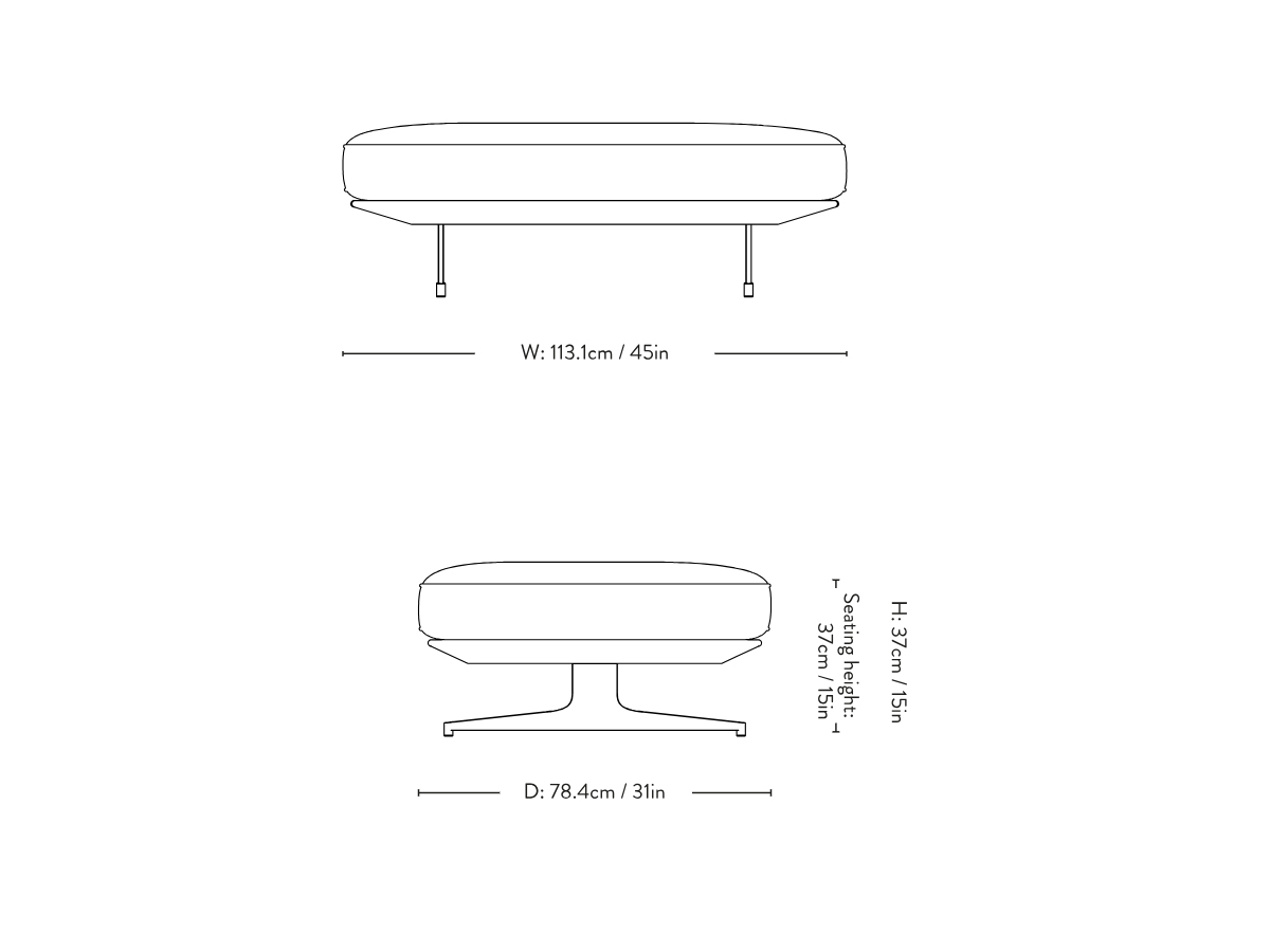 Tradition Inland Pouf Av32