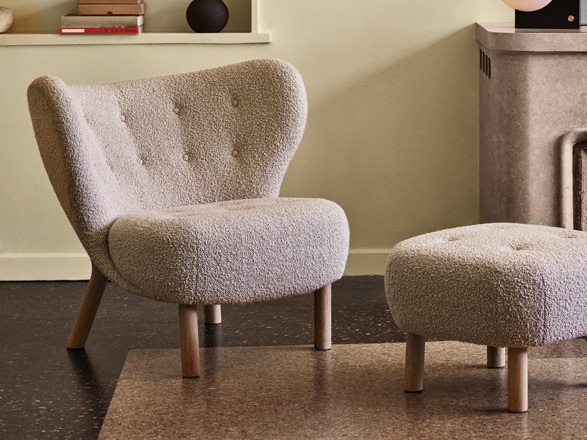 Tradition Little Petra Vb1 And Atd1 Lounge Chair And Pouf