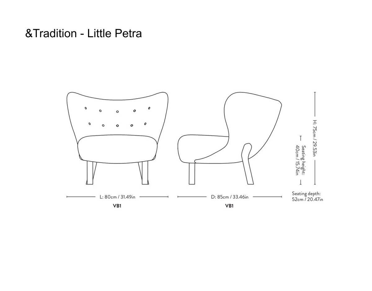 Tradition Little Petra Vb1 Lounge Chair
