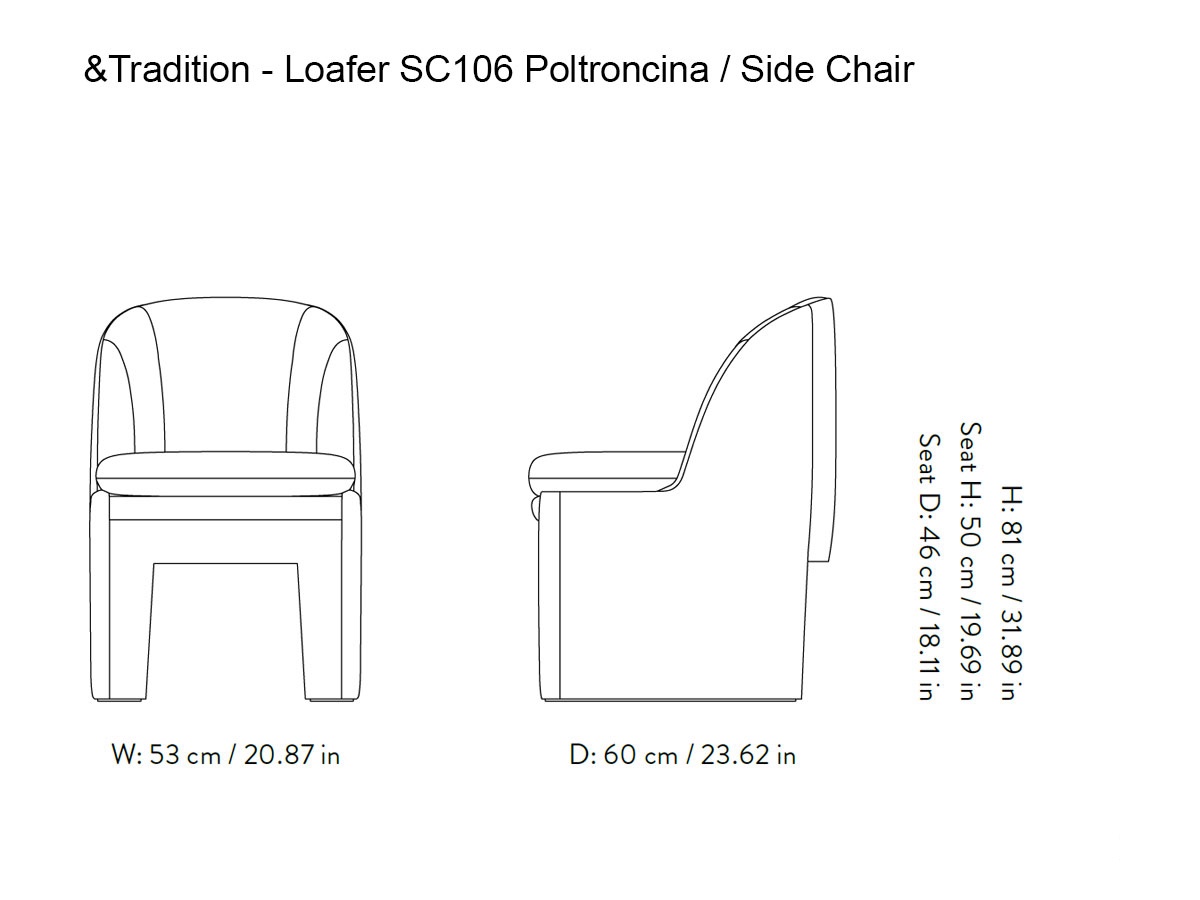 Tradition Loafer Sc106 Side Chair