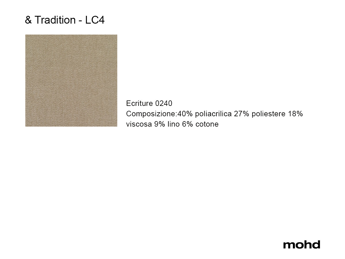 Tradition Margas Lc4 Sofa 3 Seater 0240 Ecriture