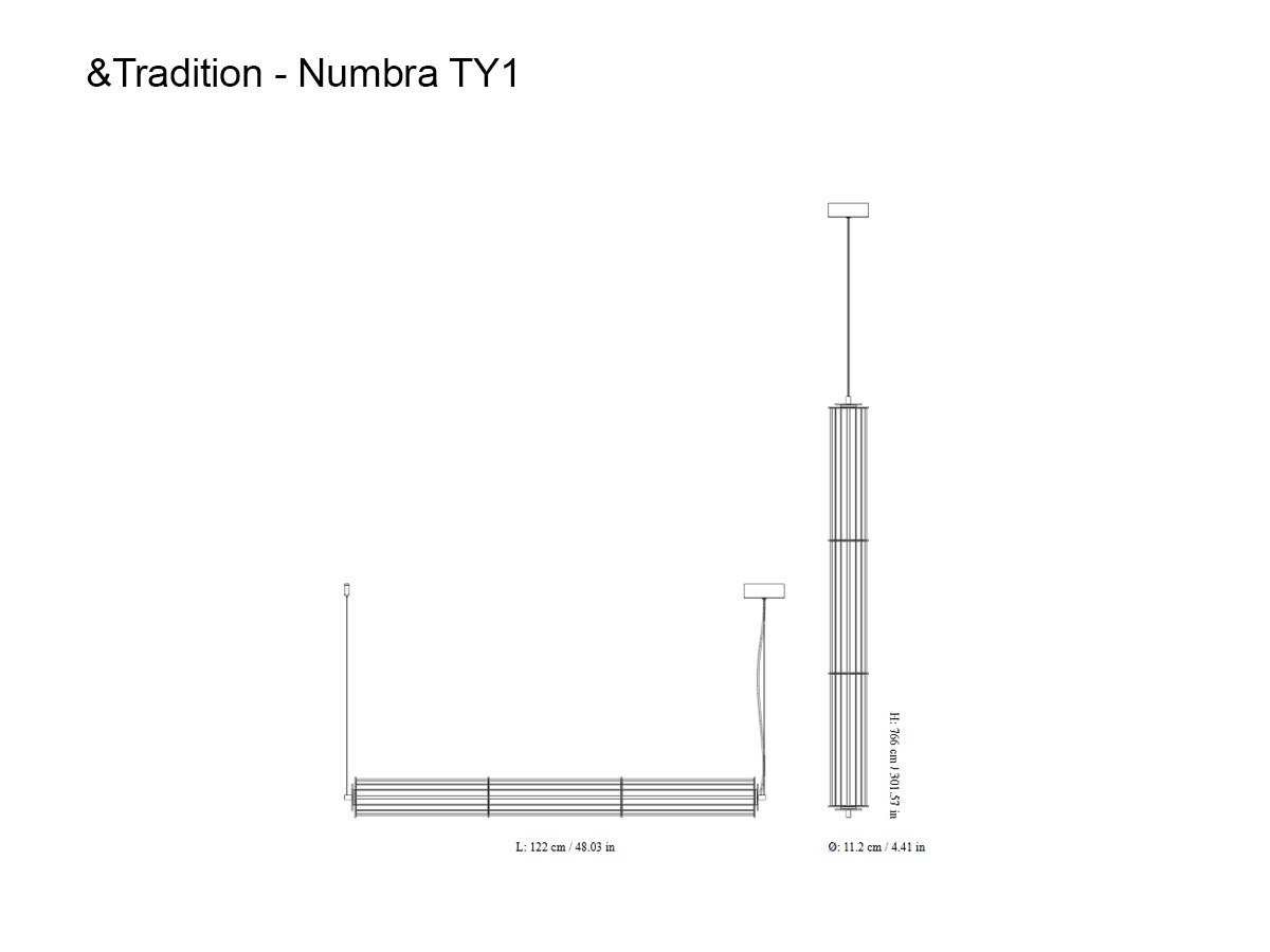 Tradition Numbra Ty1 Suspension Lamp