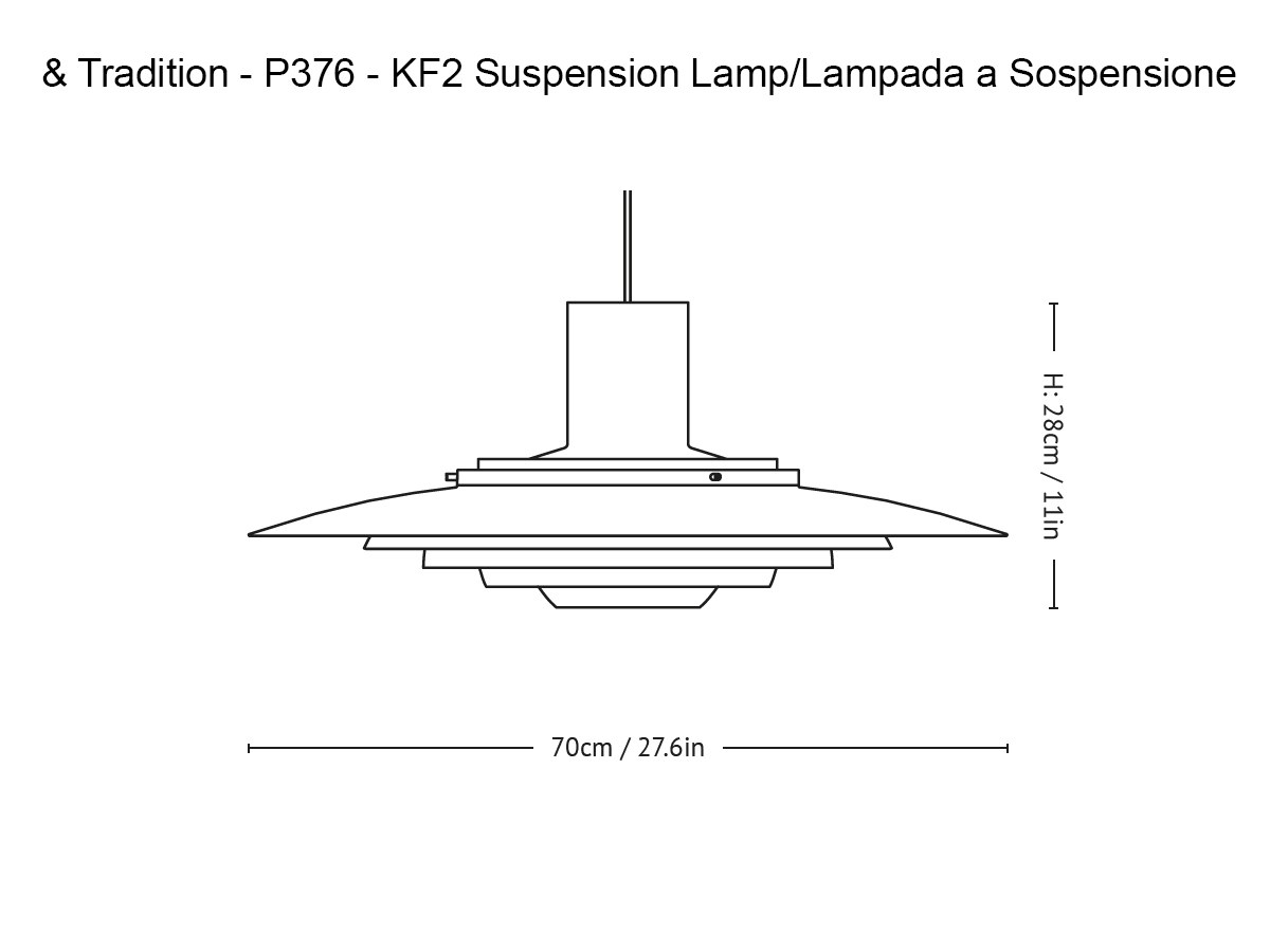 Tradition P376 Kf2 Suspension Lamp