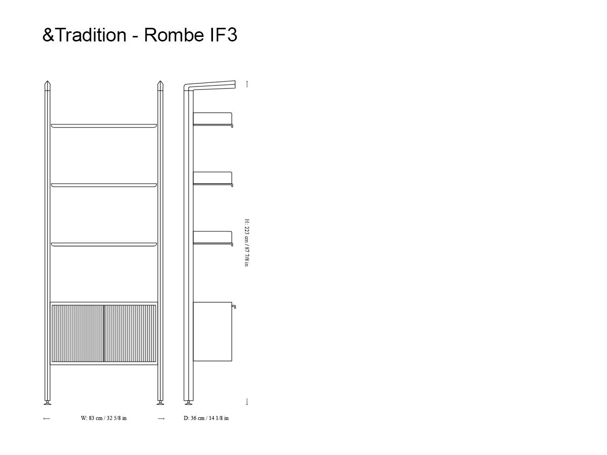 Tradition Rombe If3 Modular Shelving System