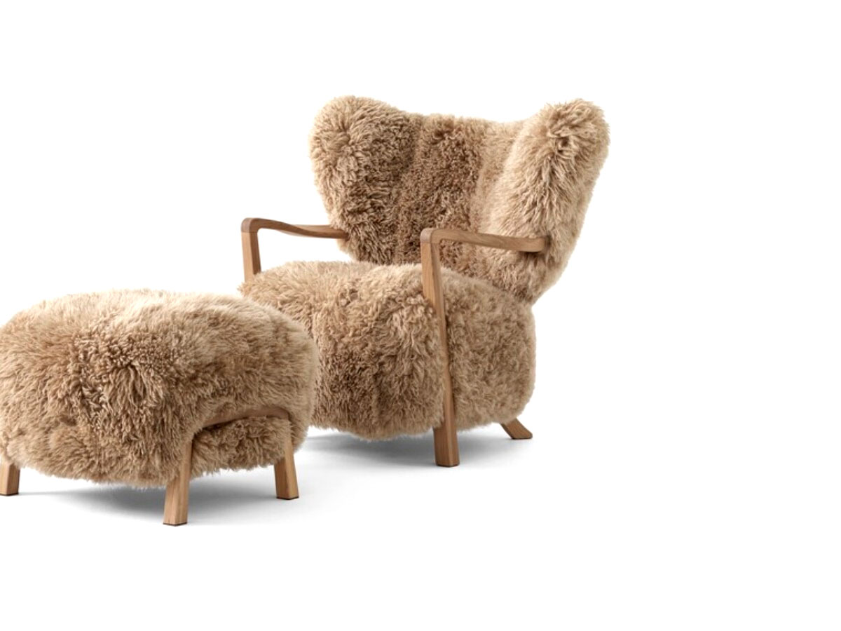 Tradition Wulff Lounge Chair And Pouf Atd2atd3