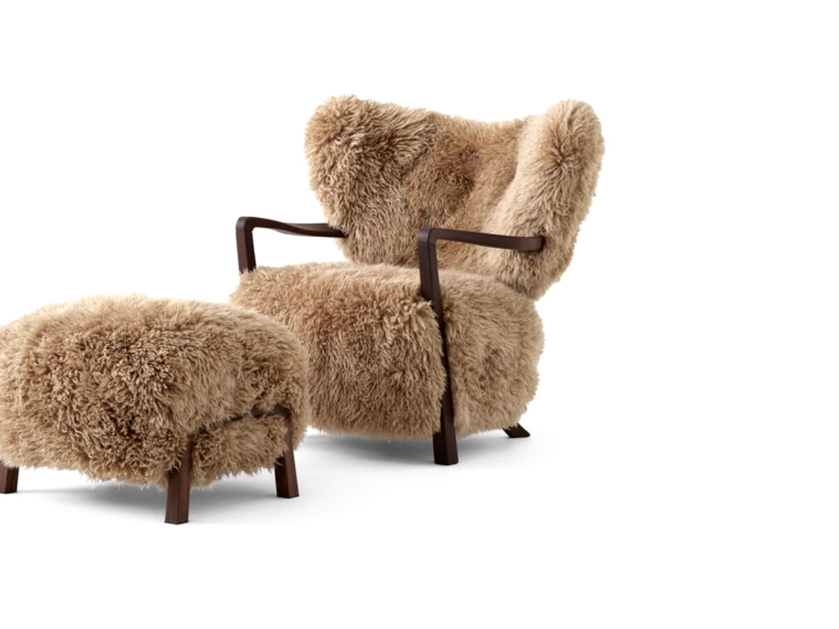Tradition Wulff Lounge Chair And Pouf Atd2atd3