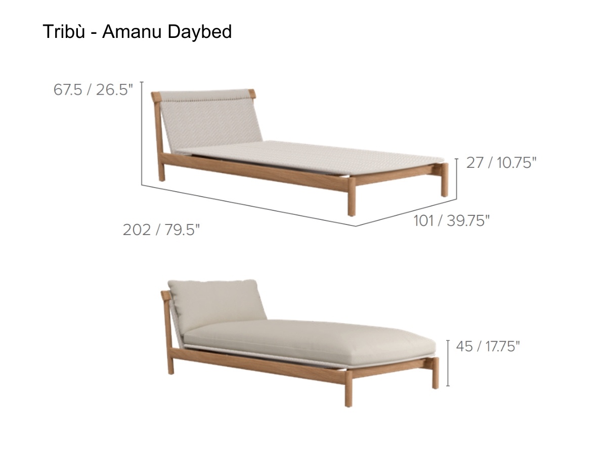 Tribù Amanu Daybed