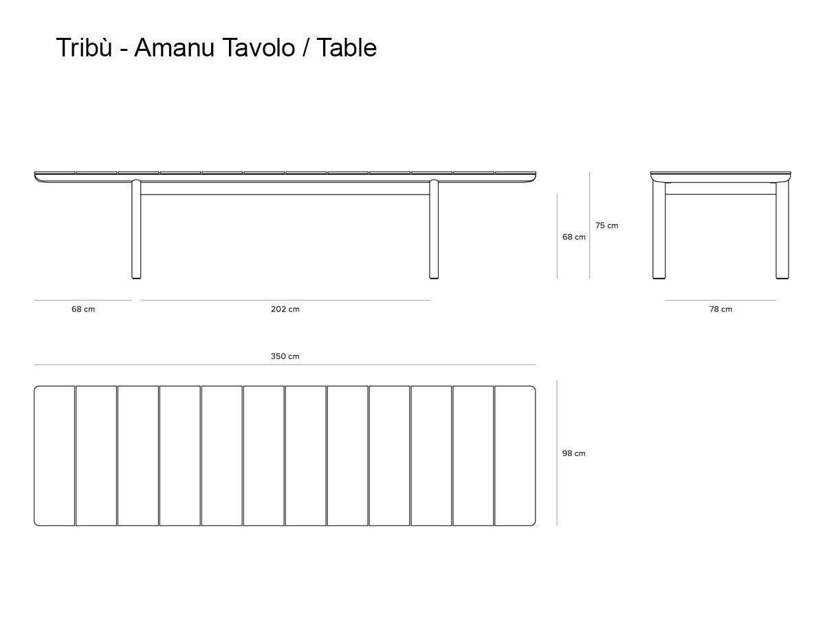 Tribù Amanu Table