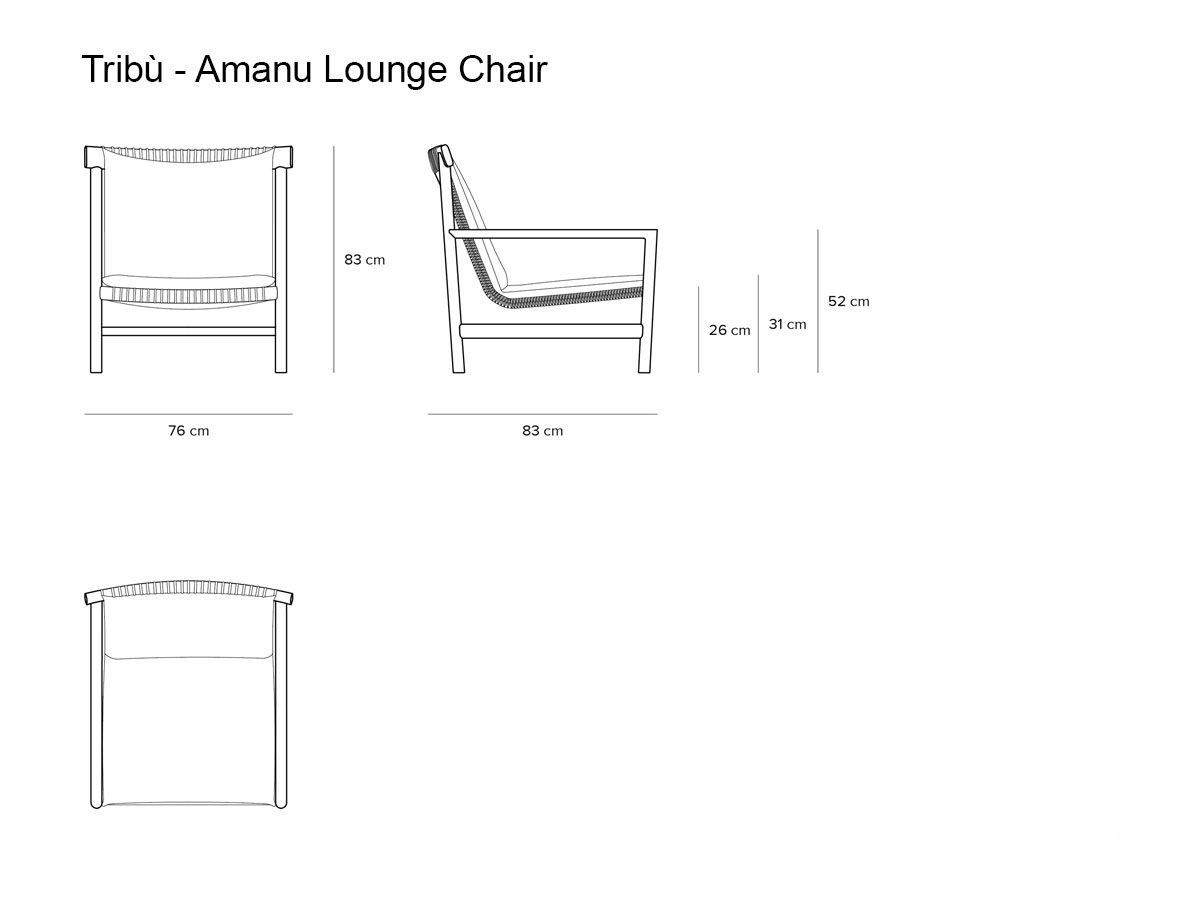 Tribù Amanu Lounge Chair