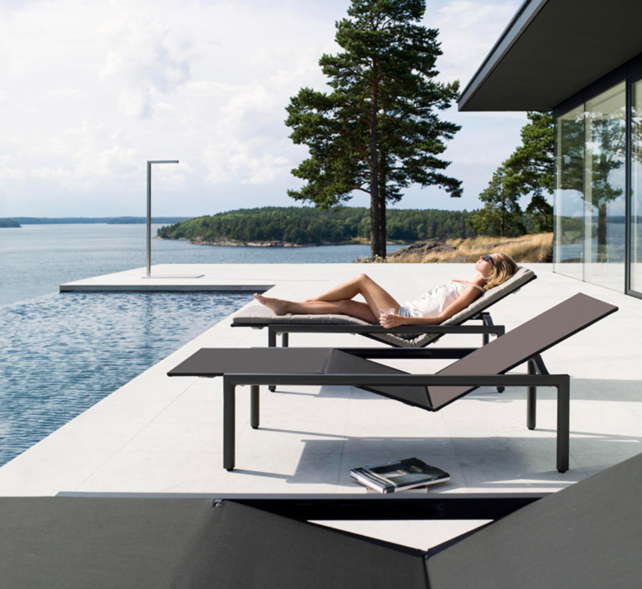 Tribù Illum Adjustable Sunbed