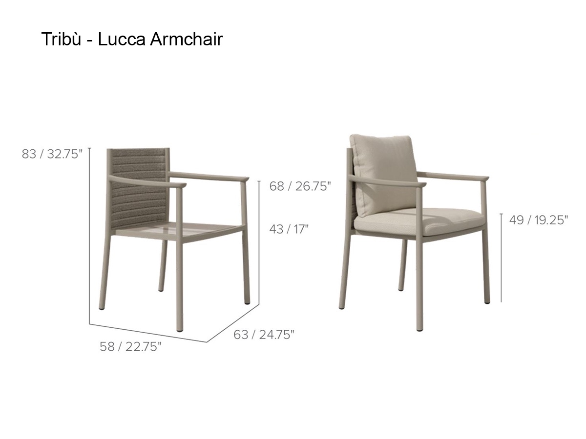 Tribù Lucca Armchair