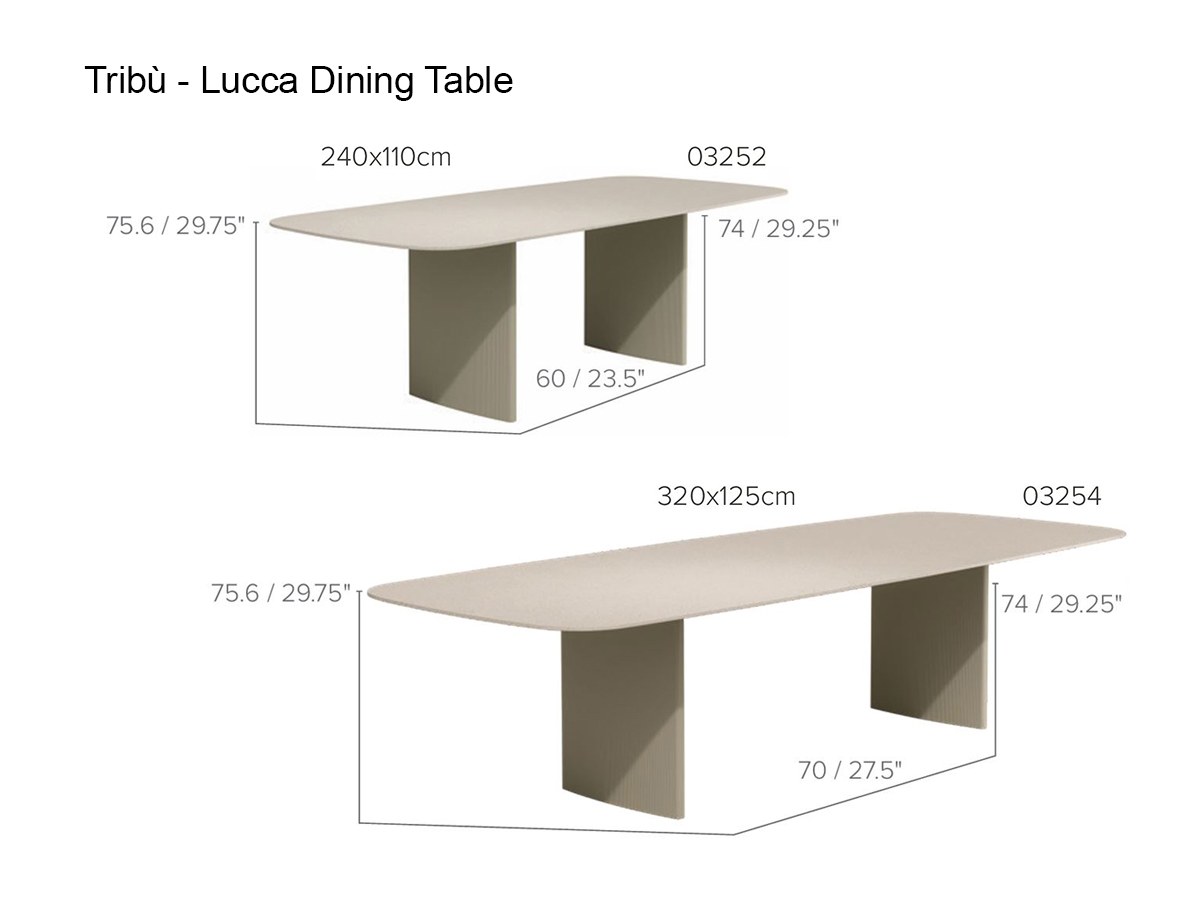 Tribù Lucca Dining Table