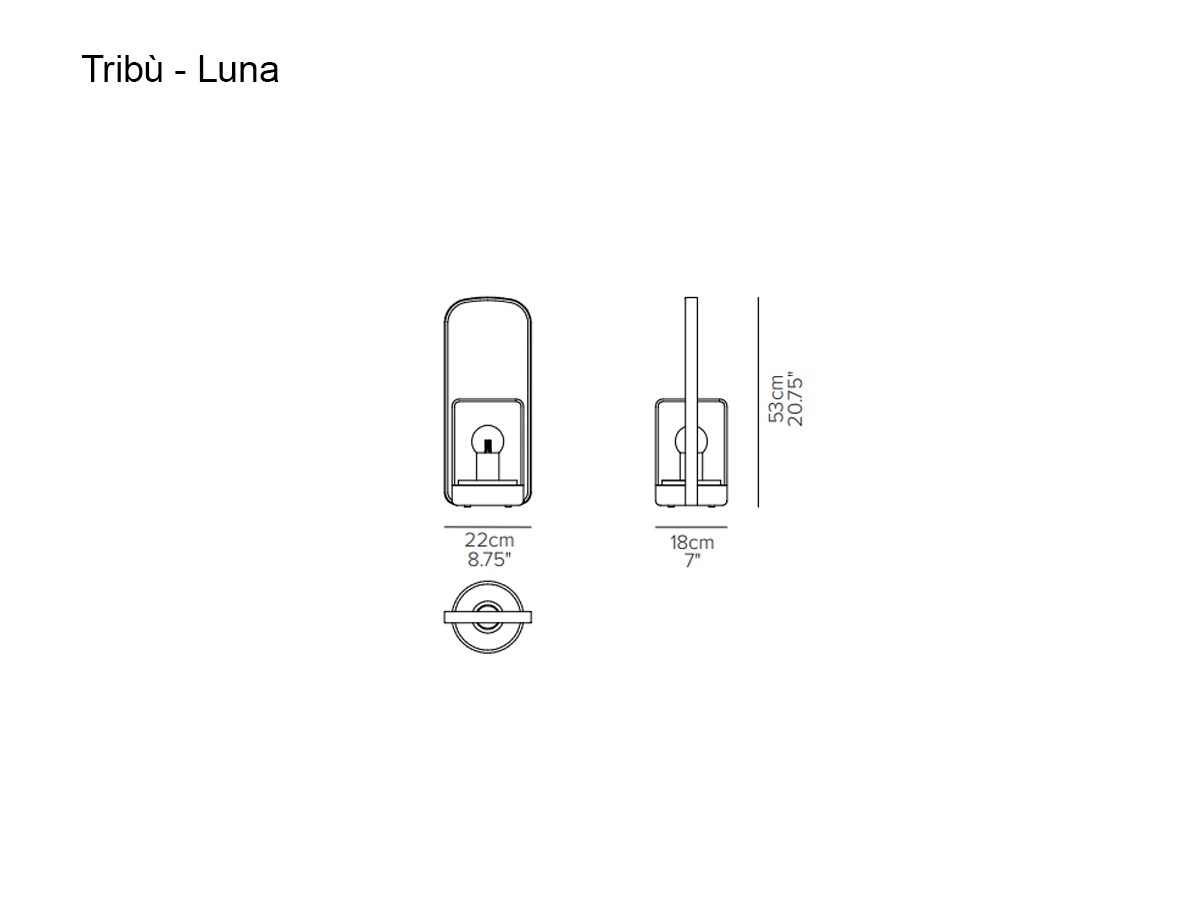 Tribù Luna Portable Lamp
