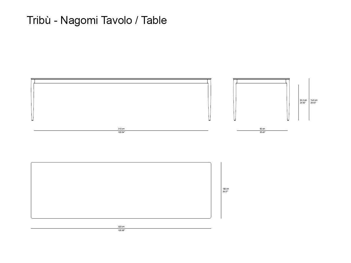 Tribù Nagomi Table