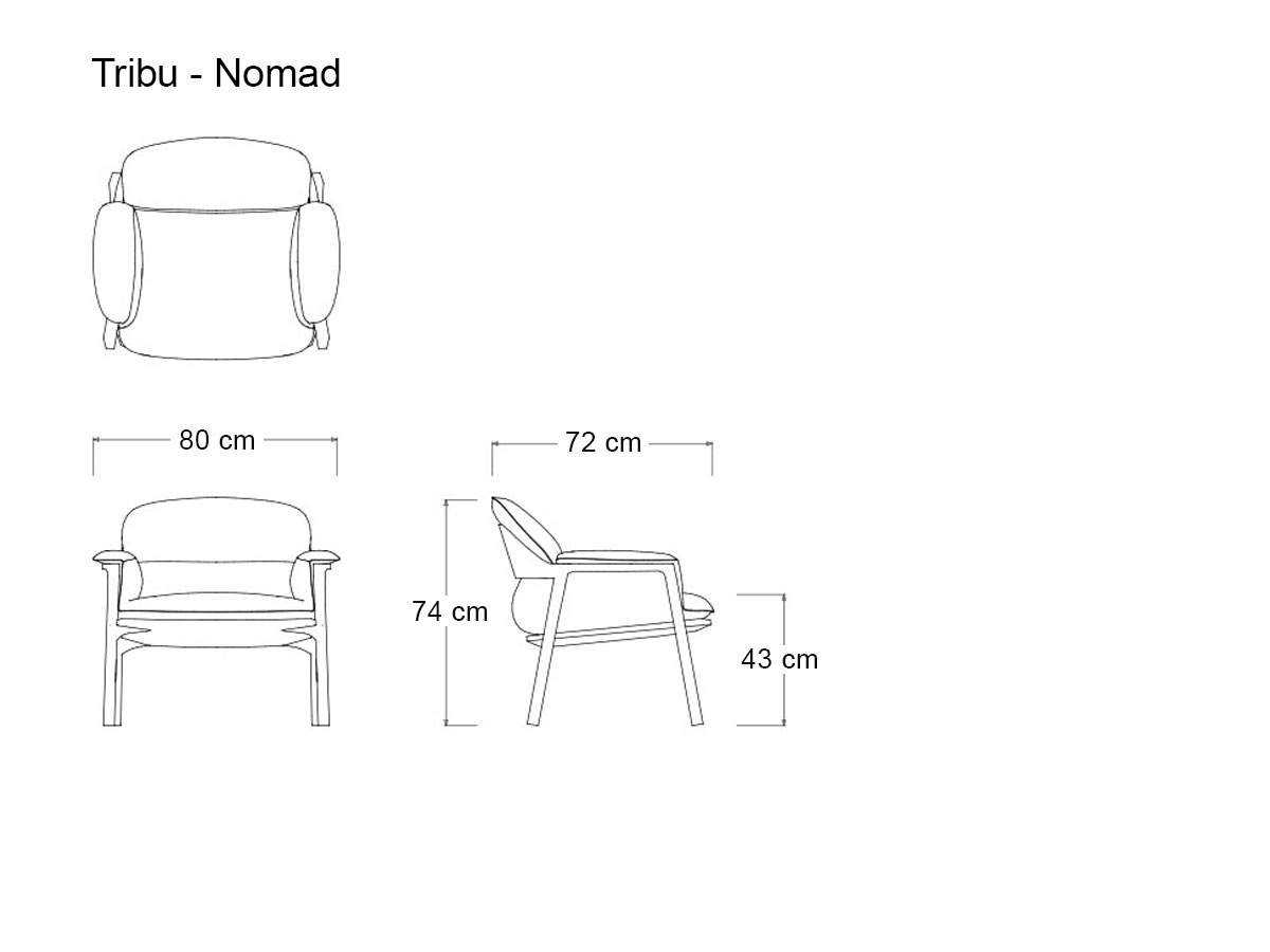 Tribù Nomad Easy Chair