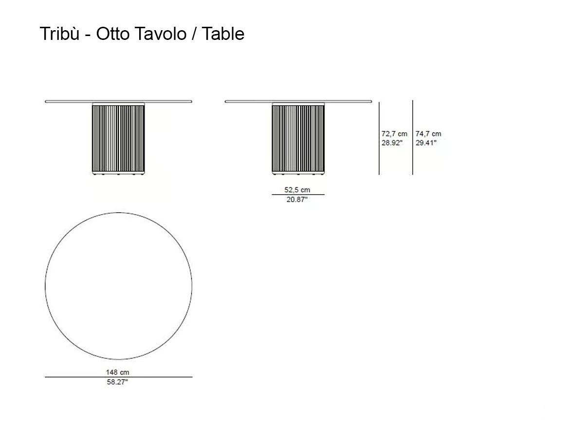 Tribù Otto Table Round