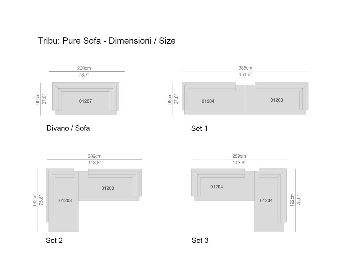 Tribù Pure Sofa Collection
