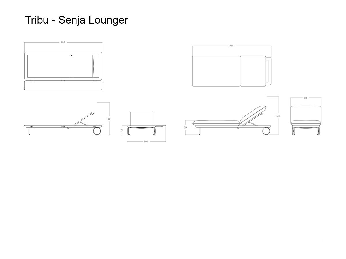 Tribù Senja Lounger