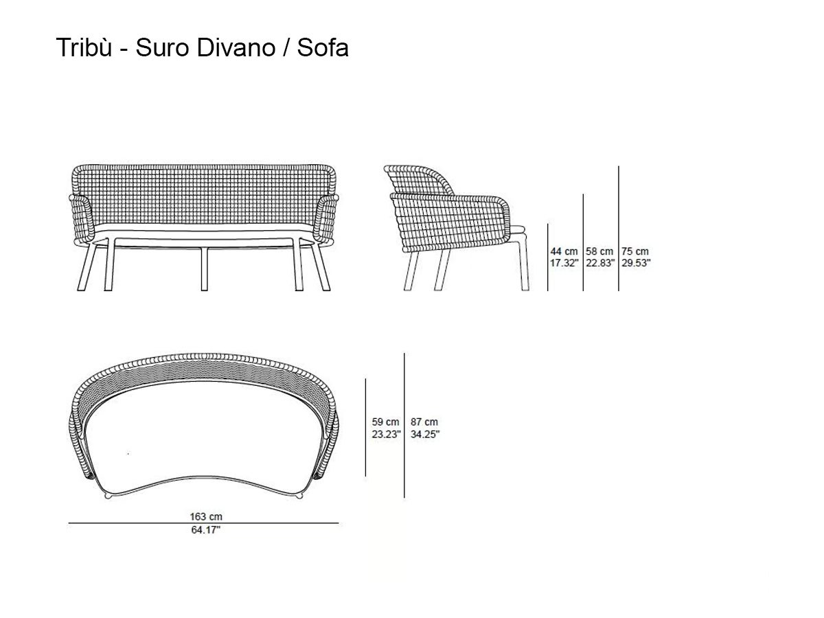 Tribù Suro Sofa
