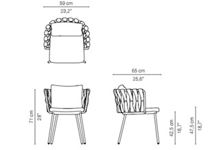 Tribù Tosca Chair Outdoor
