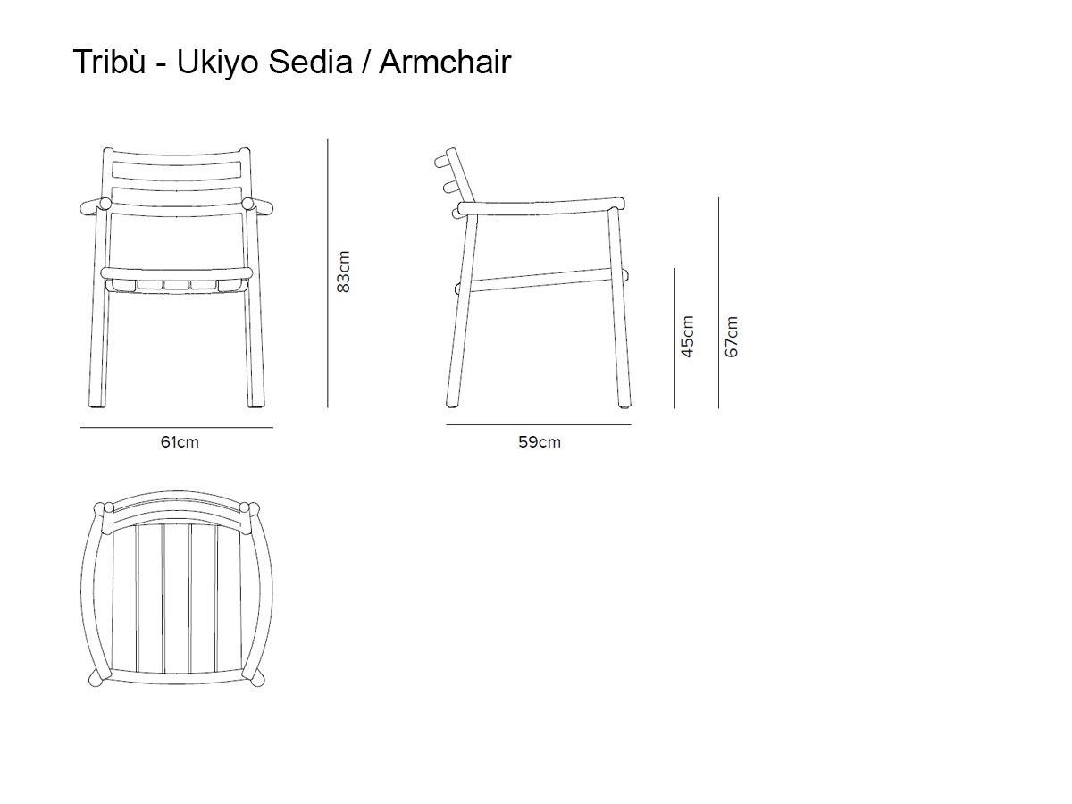 Tribù Ukiyo Armchair