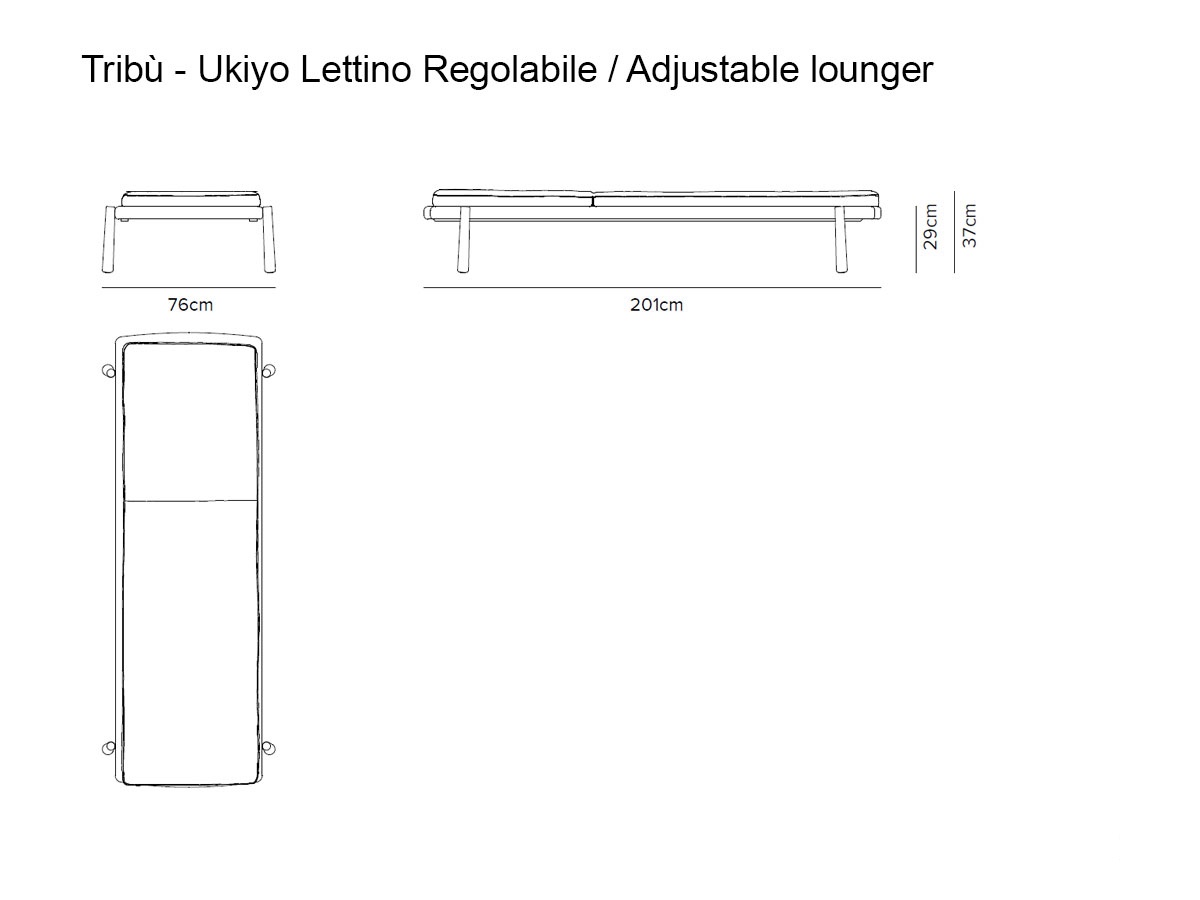 Tribù Ukiyo Adjustable Lounger