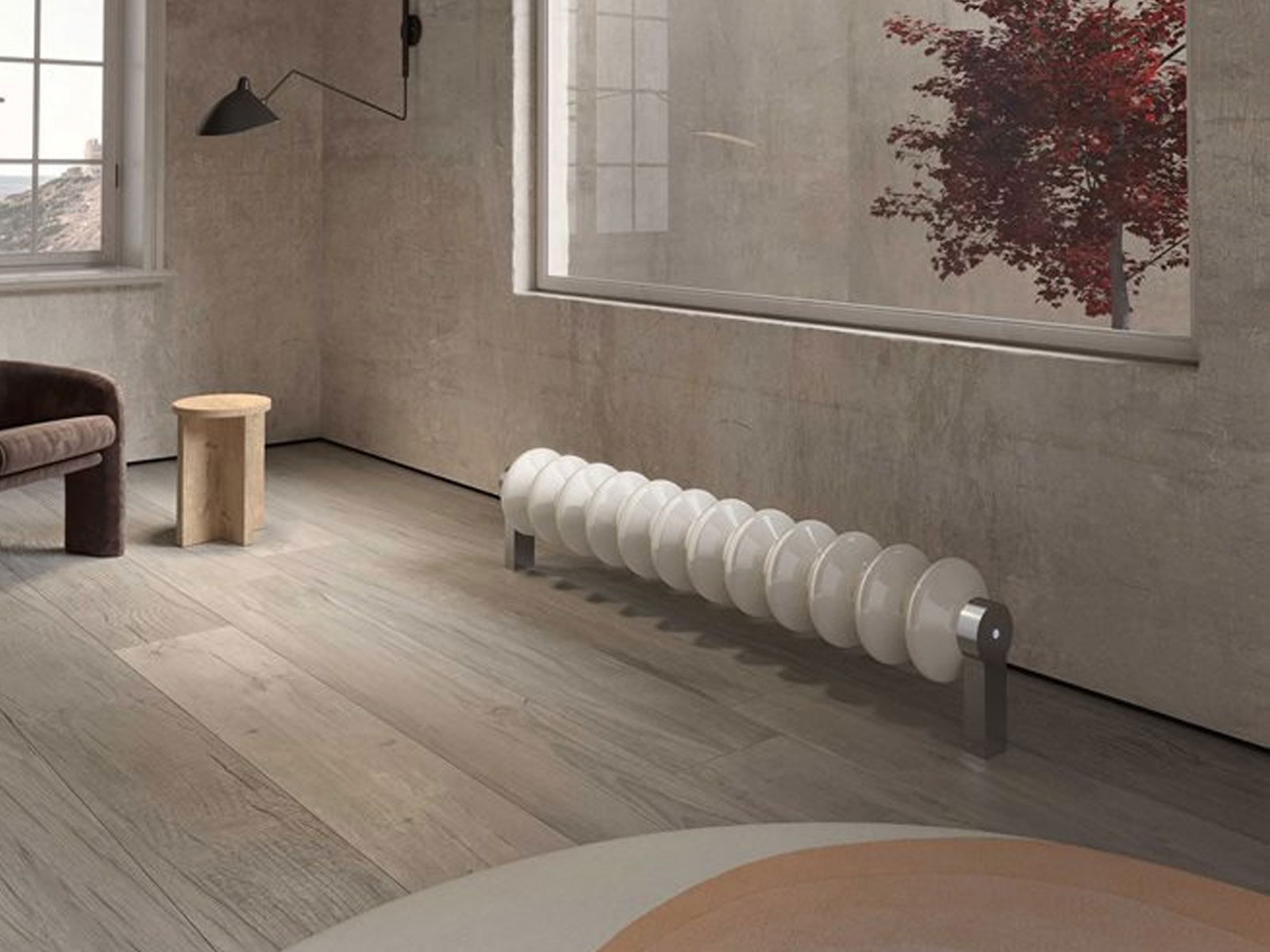 Напольный радиатор Tubes Milano Horizontal, электрический