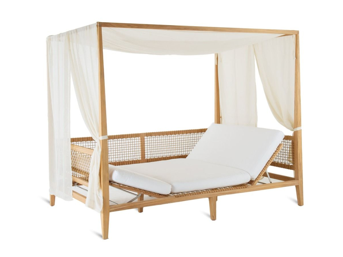 Unopiù Alcova Synthesis Chaiselongue With Canopy