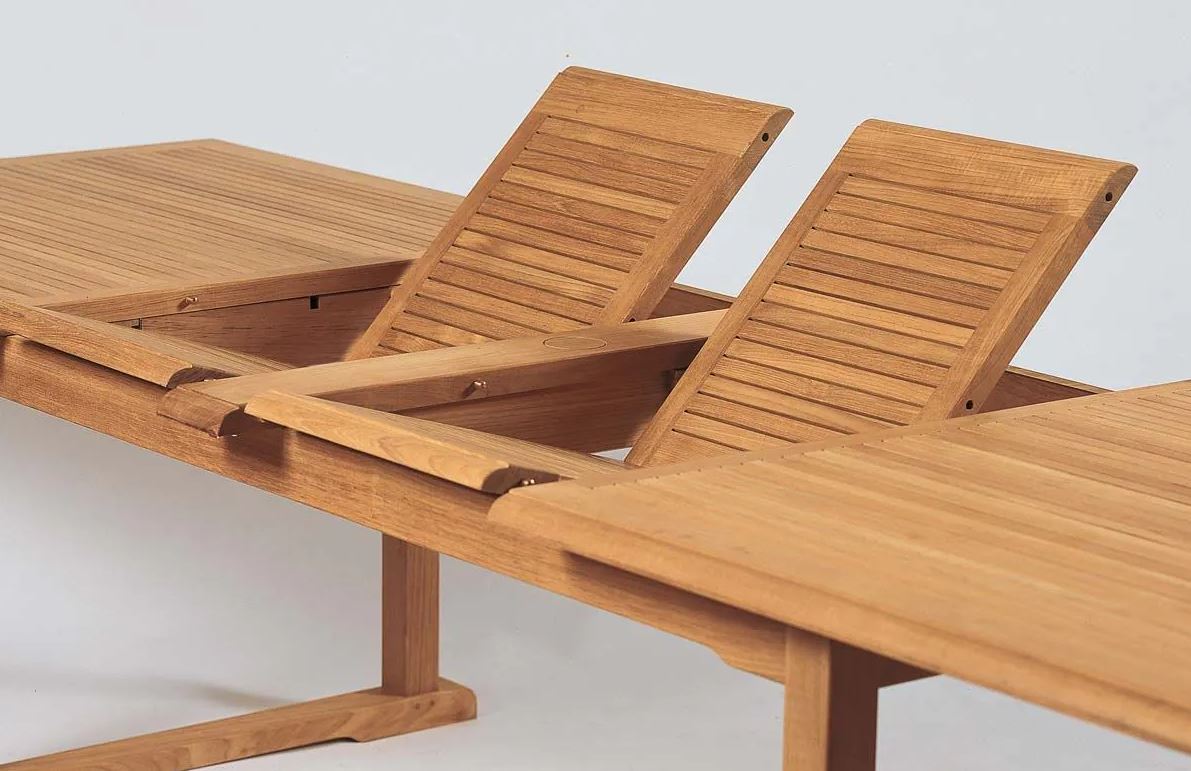 Unopiù Chelsea Extendable Table L 297 Teak