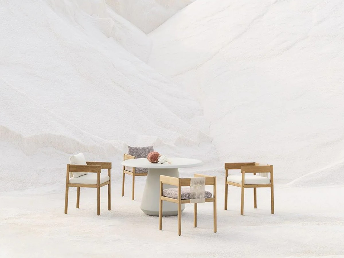 Unopiù Cora Table Fiber Stone