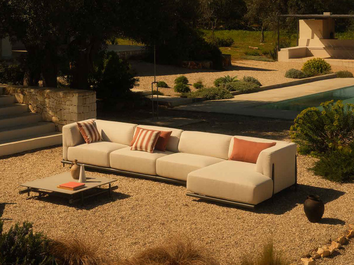 Unopiù Davos Sofa 3 Seater With Chaise Longue Outdoor
