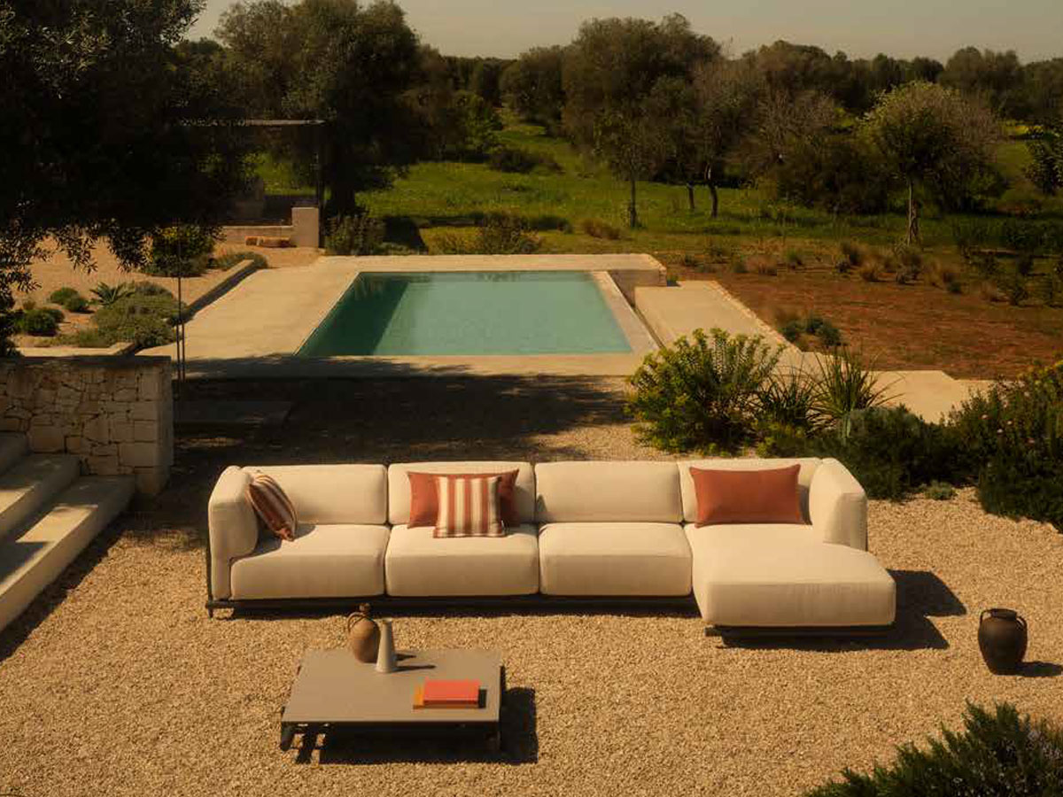 Unopiù Davos Sofa 3 Seater With Chaise Longue Outdoor