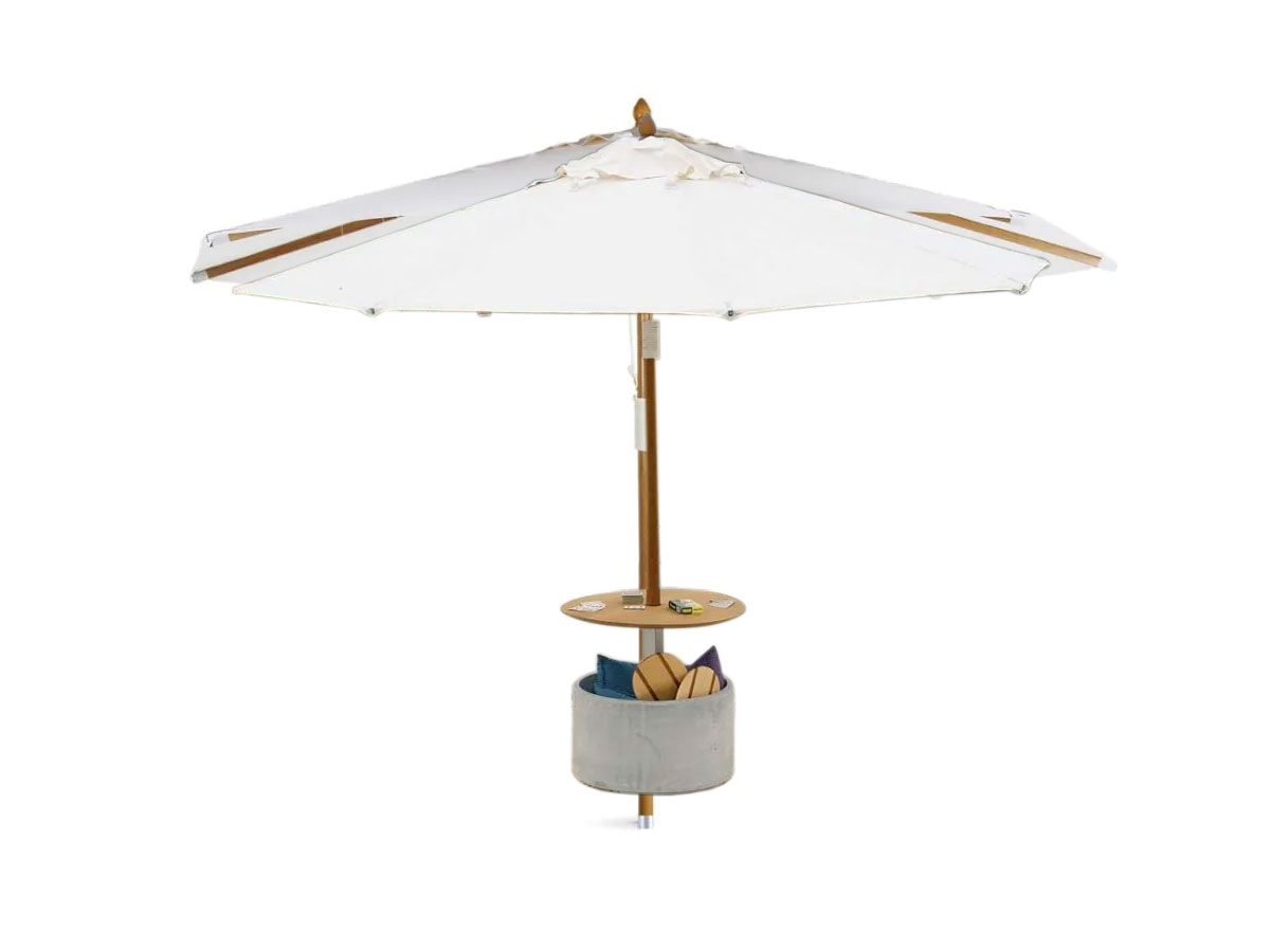 Unopiù Lipari Parasol O 350 Cm White