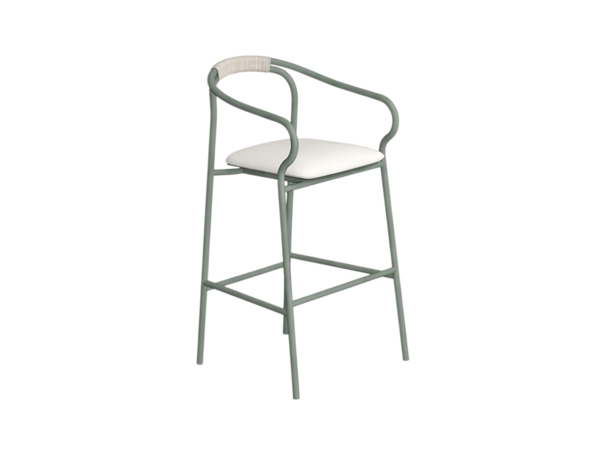Unopiù Salo Bar Stool With Seat Cushion