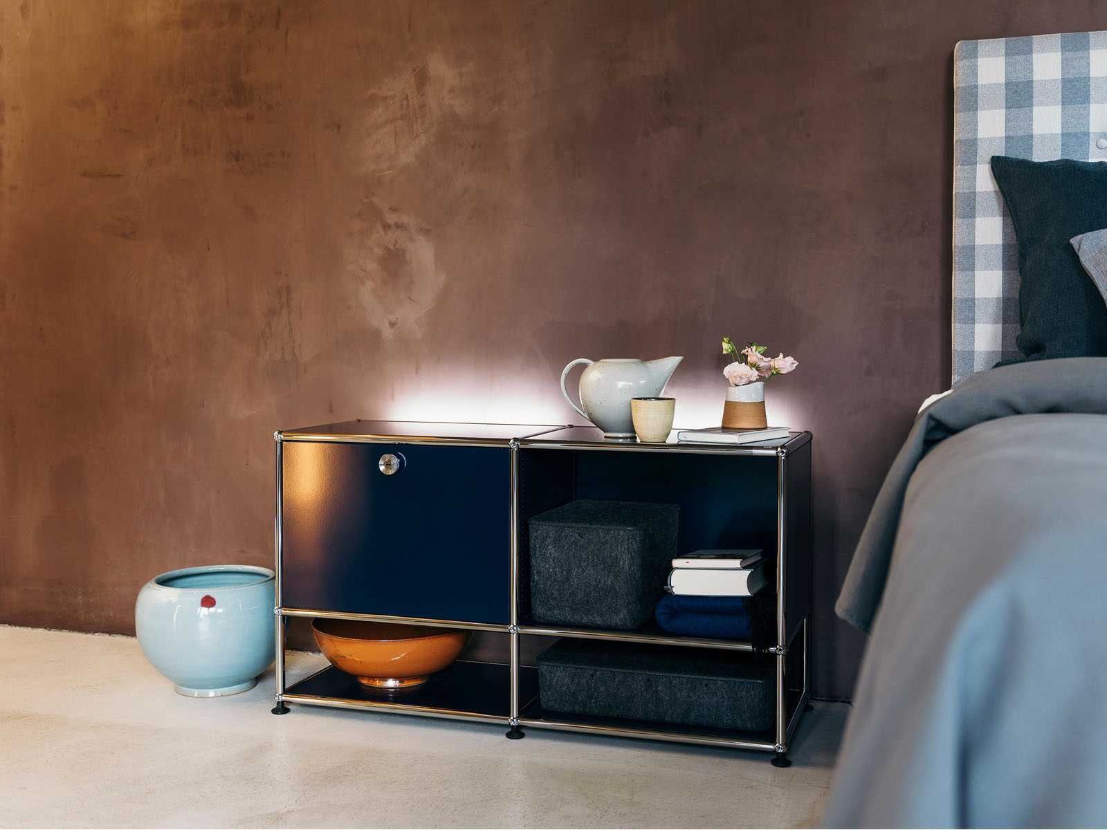 USM Haller Storage Unit 3 Flap Doors