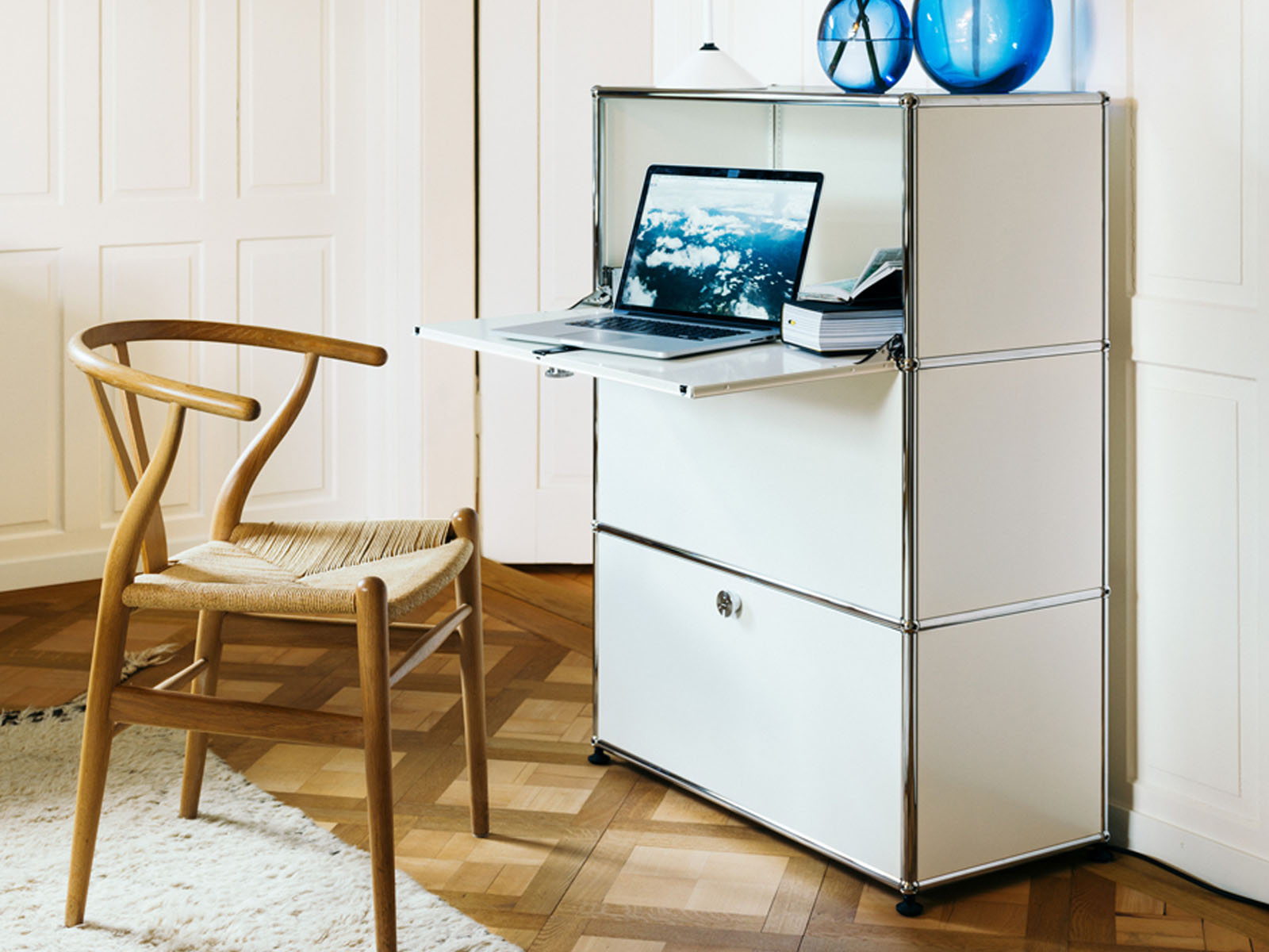 USM Haller Storage Unit 3 Flap Doors